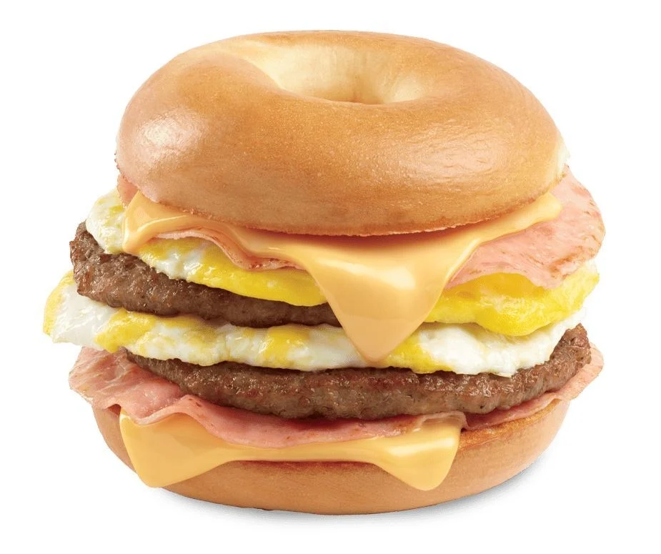 Bacon Bagel Breakfast Sandwich