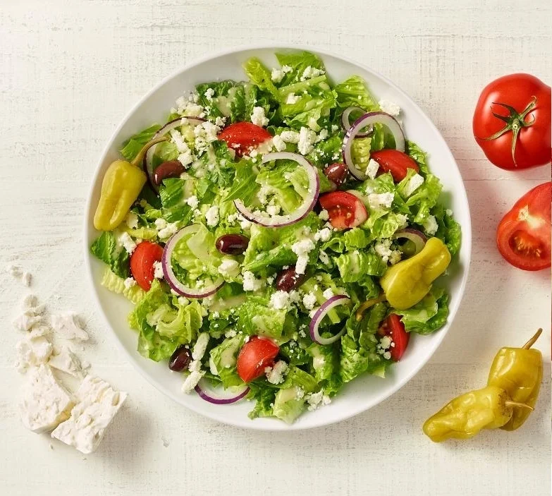 Modern Greek Salad with Almonds & Quinoa